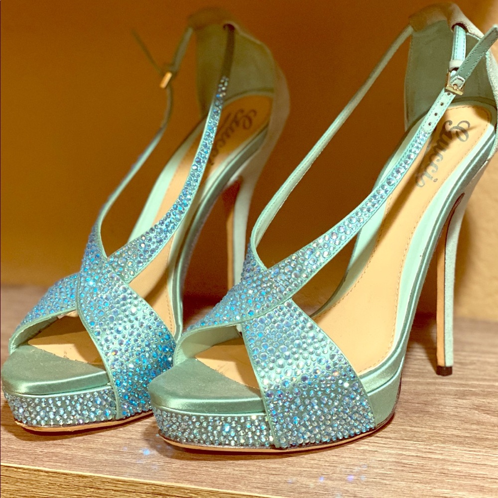 Gucci crystal heels!